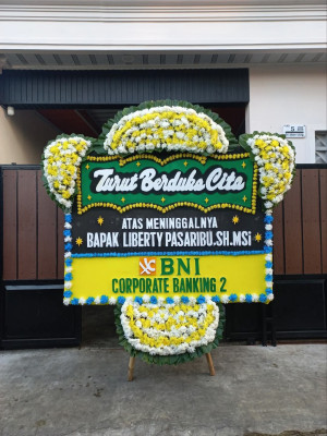 Papan Bunga Duka di Gika