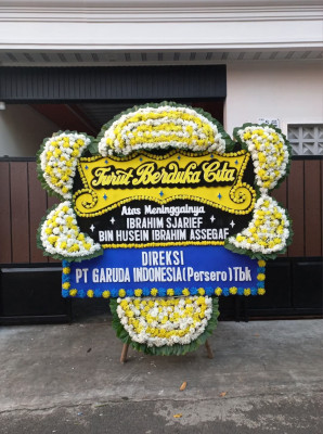 Papan Bunga Duka di Gika
