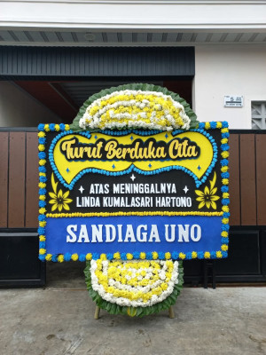 Papan Bunga Duka di Gika