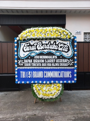 Papan Bunga Duka di Gika
